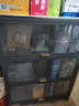 七序厨房置物架落地多层防尘收纳柜家用微波炉烤箱储物柜碗柜餐边柜 【特厚】二门三层长50宽32高80 实拍图