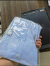 京东京造【高端100支】短袖衬衫男白衬衫送男友礼物 蓝色43 实拍图