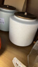 苏氏陶瓷（SUSHI CERAMICS）茶叶罐时尚亚光铁锈茶具配件（白） 实拍图