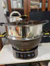 扬子（YANGZI）电炒锅多功能一体2025新款铸铁钛蜂窝炒菜专用电锅电蒸锅炖蒸煮煎炒一体多功能家用电煮锅电火锅 定时款【钛蜂窝不易粘内胆】-加深加厚 内径32CM单蒸笼【适合2-4人】 实拍图