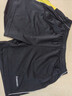 川崎（KAWASAKI）羽毛球服男女中性款休闲运动短裤子运动裤透气排汗黑色YMB-1812XL 实拍图
