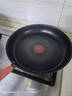 苏泊尔（SUPOR）煎锅火红点聚油有钛不粘锅不锈钢平底锅牛排锅早餐煎盘可进洗碗机 适合3-6人 EJ30CAS01 直径 30cm 实拍图