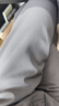 龙牙二代龙牙隐烈保暖软壳裤修身长裤冬季加绒加厚防寒户外休闲直筒裤 极夜黑（隐之烈锋直筒版） 33 185/86A 145-170斤 实拍图