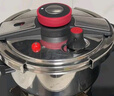 双喜压力锅304不锈钢多重防爆单手开合电磁炉燃气灶通用大容量高压锅 【钢色-建议2-3人】4L/口径 22cm 实拍图
