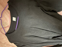 红豆（Hodo）秋冬情侣纯棉秋衣秋裤春秋打底纯棉毛衫男士女士保暖内衣套装 阑夜黑（男款） L 170/95 实拍图