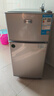 志高（CHIGO）小冰箱迷你小型家用冷藏冷冻两用宿舍出租房用双门办公室电冰箱节能省电 【一级能效】58L银色【三天约一度电】 实拍图