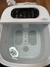 美的（Midea）泡脚桶杀菌暖脚足浴盆全自动按摩保暖洗脚盆理疗熏蒸暖泡喷淋生日礼物送男女友长辈ZL310深空灰 实拍图