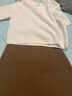 优衣库女装罗纹针织喇叭裙478325 35 浅褐色 M /160/68A 实拍图
