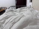 海澜之家（HLA）被子冬天被加厚保暖A类裸睡级抗菌大豆纤维被春秋被芯单双人家用 优雅灰【21%大豆填充 加厚保暖】 150*200cm约5斤冬被 实拍图