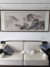 佳得雅新中式客厅装饰画沙发背景墙壁画字画山水画靠山图办公室风景挂画 望云楼A1（陋室铭） 95*251cm宣纸锦绫+有机玻璃+胡桃色实木框（大气款） 实拍图