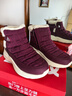 足力健老人鞋中老年人女棉鞋妈妈棉鞋25932051J 酒红-女款    37    实拍图