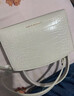 CHARLES&KEITH鳄鱼纹凯莉包手提斜挎婚包包女包生日礼物CK2-50270880-1 Ivory象牙色 S 实拍图