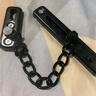 迪普尔防盗链不锈钢门链锁扣插销免打孔两用家用门栓门扣防盗安全链条锁 实拍图