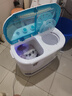 小鸭2.5公斤小型半全自动波轮迷你洗衣机 母婴儿童小洗衣机 出租房家用洗衣机小型洗脱一体XPB25-1637S 实拍图