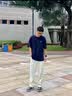 啄木鸟裤子男款春秋季2026新款爆款直筒运动卫裤宽松阔腿休闲长裤子男 卡其色 M （建议90-110斤） 实拍图
