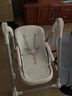 巧乐熊宝宝餐椅婴儿餐椅6个月以上婴幼儿餐桌椅家用儿童椅子可折叠0-3岁 S700简易安装【摇篮】珍珠白 实拍图