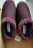 老美华冬季新款女棉鞋加棉保暖舒适防滑休闲中老年妈妈鞋 紫红 37 实拍图