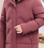 雅鹿奶奶冬装羽绒服女复古盘扣60岁70老人冬季衣服中老年妈妈外套 1890豆沙紫厚款 4XL 推荐145-160斤 实拍图