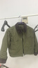 优衣库女装休闲拉链短茄克/外套巴恩风翻领时尚夹克 新款479208 56 橄榄色 M /160/84A 实拍图