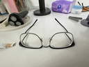 科洛德专业配近视眼镜可配度数男女防蓝光散光变色防雾眉线墨镜半框纯钛 A款钛合金镜框-黑银色 配科洛德1.67-防蓝光镜片[0-800度] 实拍图