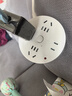 公牛（BULL） 插座/圆形系列 带儿童保护门/新国标/排插/插排/接线板 【2两孔+2五孔+3米】象牙白（新国标防过载） 实拍图