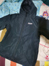 诺诗兰25秋冬新款户外男士三防石墨烯升温保暖外套3M新雪丽防潮保暖棉服 纯黑色 2XL (185) 实拍图