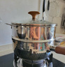 kims cook雪平锅无涂层家用小奶锅五层不锈钢辅食泡面锅304不锈钢20cm+蒸笼 实拍图