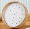 美进家（MEIJINJIA）蒸笼纸32cm*100张一次性食品级包子纸馒头纸不沾家用蒸屉垫纸圆形 实拍图