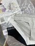 Calvin Klein内衣女士简约循环提花腰边ck舒适棉质微弹半包臀防夹臀三角内裤女 P7A-椰青灰 1条 S 实拍图