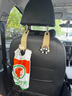 范爷家汽车挂钩2个创意煤球装饰车内座椅背挂钩汽车多功能收纳置物用品 实拍图