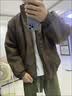 篱人归美拉德中性风棉衣日系基础美式复古外套高级感男女棉服宽松潮夹克 高质量咖啡色 棉服 XL 关注店铺优先 实拍图