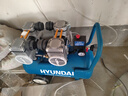 HYUNDAI韩国现代小型气泵19.5kg30L空气压缩机展会款吹尘喷漆专用打气泵 实拍图