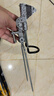 熊火鱼竿支架海竿支架银色款带不锈钢地插加厚金属万向炮台支架 实拍图