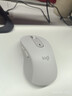 罗技（Logitech）优选系列M650无线蓝牙鼠标 办公蓝牙静音鼠标Mac苹果ipad鼠标人体工学双模鼠标大小手可选男女通用 M650大手型 白L（M750入门款） 实拍图