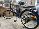 ICOLOUR折叠自行车成人男女超轻便携单车变速减震通勤代步车后备箱免安装 【免安装】旗舰版变速-时尚黑 22寸【适合身高：150-180cm】 实拍图