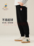 Classic Teddy精典泰迪童装男童裤子儿童长裤中大童休闲运动卫裤 黑色 110  实拍图