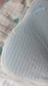 夏娃贝比（evebaby）婴儿枕头云片枕0-6-12个月以上幼儿宝宝枕头0-1-3岁新生儿童枕头 喵喵枕 蓝 (0-1岁 高0.5cm) 实拍图