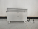 奥克斯（AUX）取暖器家用欧式快热炉电暖气取暖电暖炉暖风电暖器对流式烤火炉 IPX4级防水 NDL220-B37G 小米白 实拍图