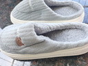 利达妮（TZLDN）毛绒棉拖鞋男士秋冬季2025新款室内家居静音防滑保暖包跟毛拖鞋女 款式二 44-45 【适合43-44】 实拍图
