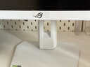 华硕（ASUS）ROG XG27ACMEG-W 27英寸显示器2K电竞显示器2K 240Hz超频260Hz HDR400 G-Sync 0.3ms响应 HDMI 2.1 实拍图