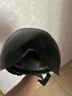 青霄 安全头盔 标准款 新国标 3C认证 抗冲击包裹式防护 电男动女四季车骑通用 黑色防晒镜片 实拍图