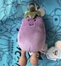 Jellycat活泼茄子包包挂饰食物蔬菜毛绒玩偶挂件公仔圣诞节生日礼物 活泼茄子包包挂饰 One Size 实拍图