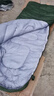 威迪瑞（Wind Tour） 睡袋户外成人四季通用款大人男加厚防寒车用露营午休办公室被子 纯色绿-2.4kg【过夜款】送收纳包 实拍图
