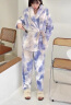 朵朵·可可冬季珊瑚绒睡衣女新款渐变色气质款长袖长裤家居服套装 灰蓝 155(S) 晒单实拍图