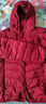 鸭鸭（YAYA）佟丽娅同款秋冬轻薄羽绒服女冬装短款鸭绒轻型薄款女士保暖外套K 酒红色 2XL (175) 实拍图
