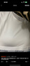 Calvin Klein内衣【摩登引力带】女士ck无钢圈轻运动可外穿短款短袖T恤式文胸 100-月光白 L 推荐75D-85C 实拍图
