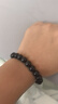 普陀山黑曜石手串男乌金黑水晶玛瑙手串珠手链男女盘珠好运 10mm 实拍图