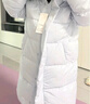 优衣库童装男童女童羽绒大衣/外套夹克保暖厚衣服473308 61 水蓝色 120 实拍图