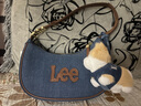 Lee飞织丹宁腋下包新款手提单肩包女包上学上课通勤教师节送老师长辈 实拍图