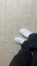GENAI小白鞋男士休闲鞋男鞋子男真皮鞋运动鞋板鞋男学生潮流内增高秋季 白色【隐形内增高6cm】真皮四季 40 码 (250mm) 实拍图